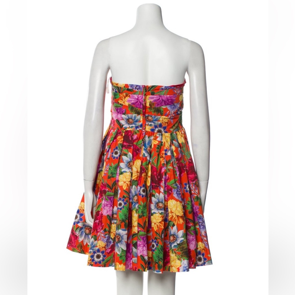 Cara Cara Nadia Floral Strapless Mini Dress Size Medium - Picture 4 of 7